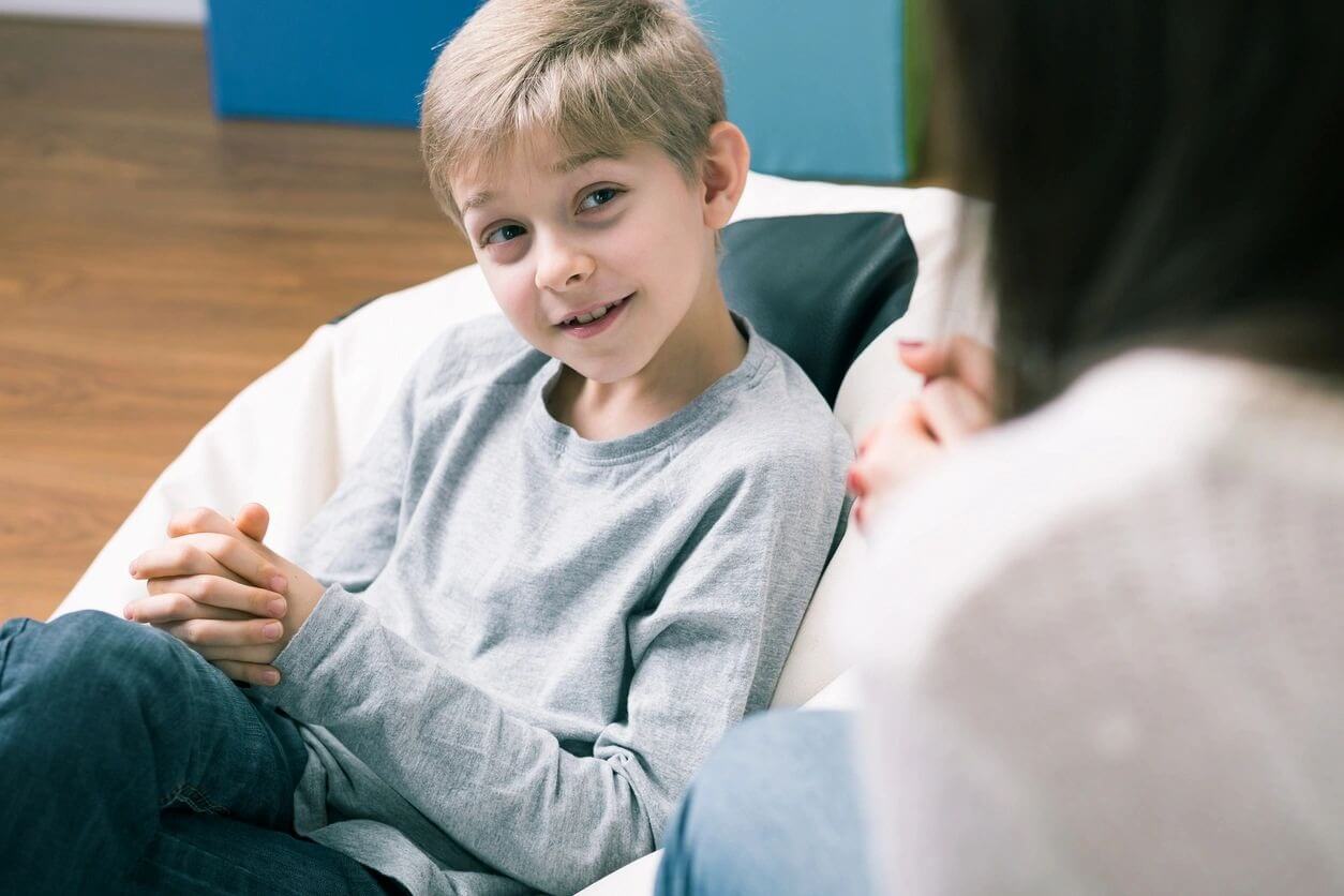 Child Receiving Speech Therapy